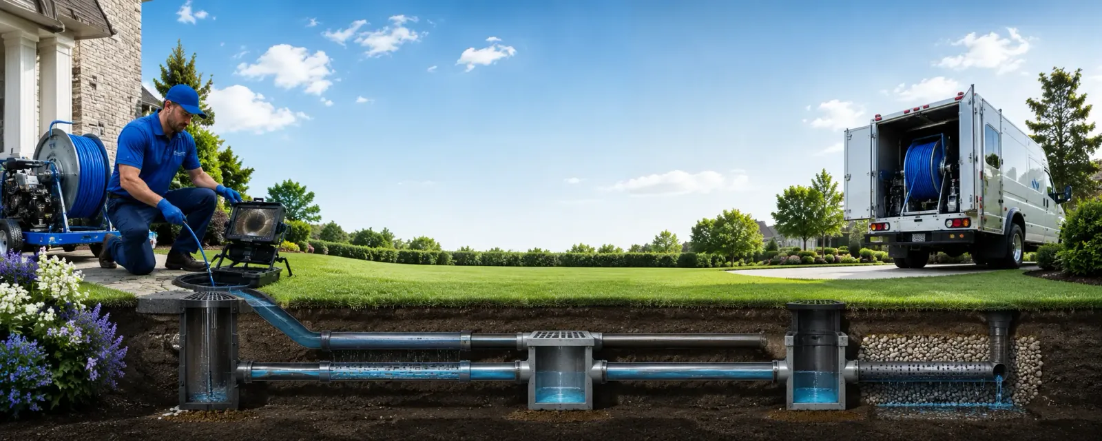 Outdoor drain cleaning information for Columbus, TX
